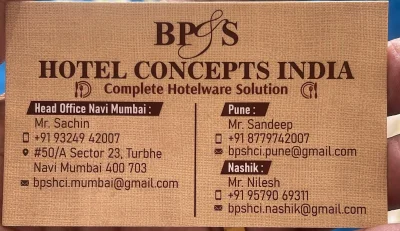 BP&S Hotel Concepts India logo