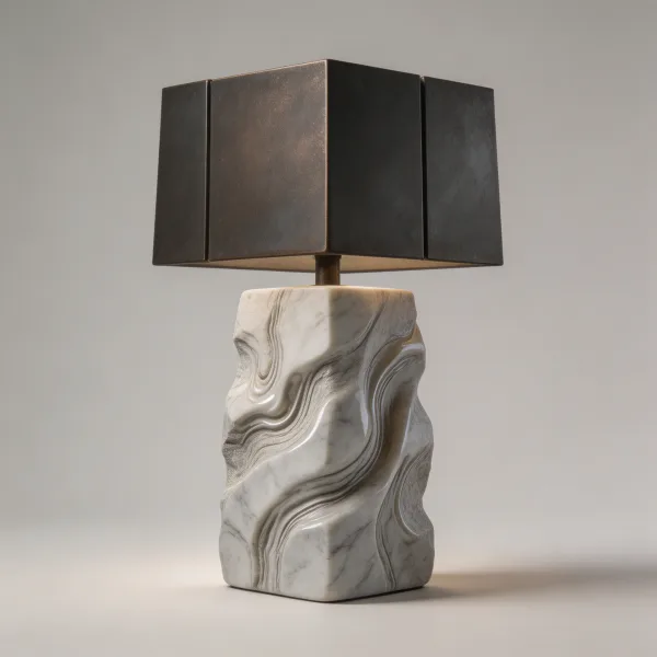 Artisan Marble Statement Lamp