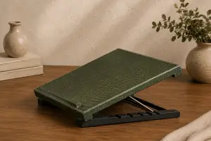 Verde Luxe Leather Laptop Stand