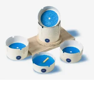 Disposable Paper Gel Ashtray for Hotels & Hospitality | Eco-Friendly, Hygienic Smoking Ashtray | Bulk Wholesale Supply(pack of 25)