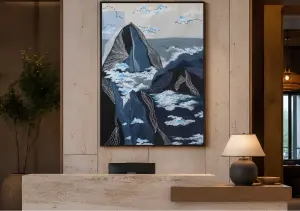Dayara Handmade Textile Wall Art for Modern Home Decor (Unframed)