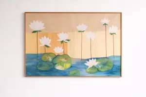 Whispers of Dusk Handmade Fabric Wall Art for Contemporary Interiors