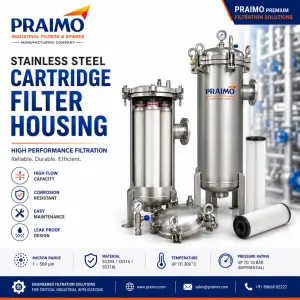Stainless Steel Cartridge Filter Housing — HoReCa Supplier India