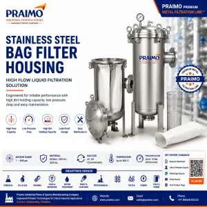 Stainless Steel Bag Filter Housing — HoReCa Supplier India